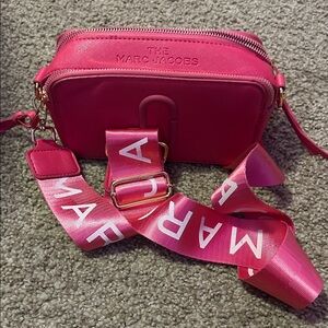 Marc Jacobs Vibrant Pink Camera Bag